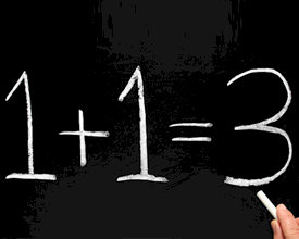 1 + 1 = 3 1 + 1 = 3