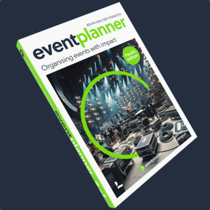 Screenshot van de eventplanner.net website en zoekmachine.