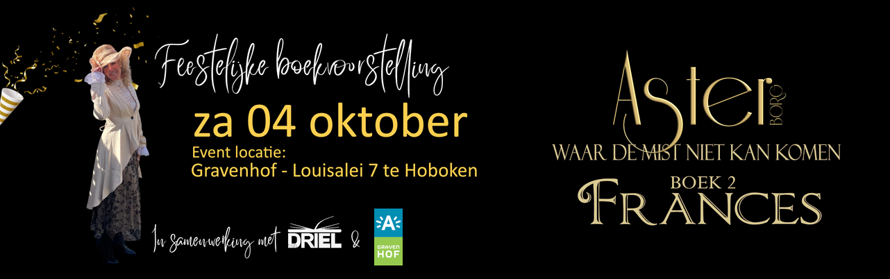 hoofdfoto voor evenement Boekvoorstelling 'Waar de mist niet kan komen - deel 2: Frances