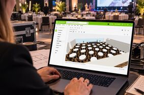 Plattegronden van eventlocaties rechtstreeks in je event software Plattegronden van eventlocaties rechtstreeks in je event software