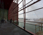 Eventlocatie onthult 250 m2 glazen wand: zicht op haven Rotterdam