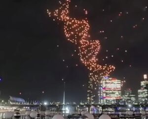 Droneshow in Sydney was een mislukking. Het veiligheidsplan niet.