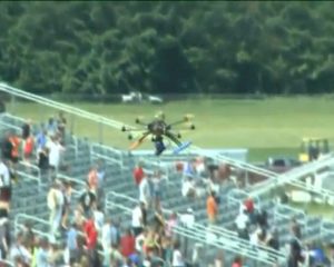 Drone crasht op event