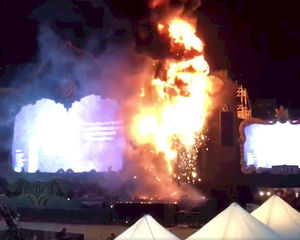 Enorme brand op Spaans festival Tomorrowland Unite: 22.000 mensen geëvacueerd