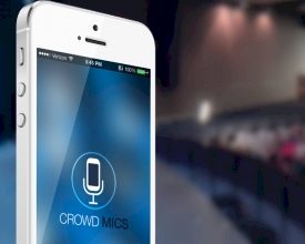 App tovert smartphone om in microfoon voor deelnemers
