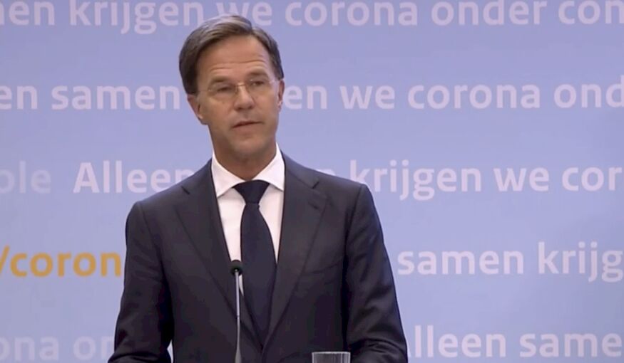 Premier Rutte: "Geen feestjes thuis organiseren" Premier Rutte: "Geen feestjes thuis organiseren"