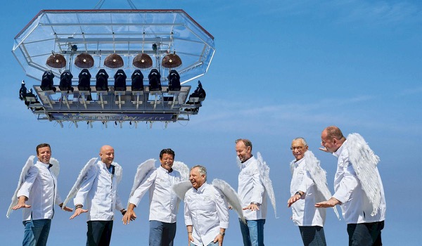 Grootste openluchtrestaurant ter wereld op 50 meter hoogte Grootste openluchtrestaurant ter wereld op 50 meter hoogte
