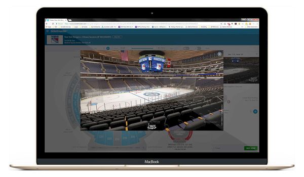 Ticketmaster toont zicht vanaf elke stoel in eventlocatie Ticketmaster toont zicht vanaf elke stoel in eventlocatie