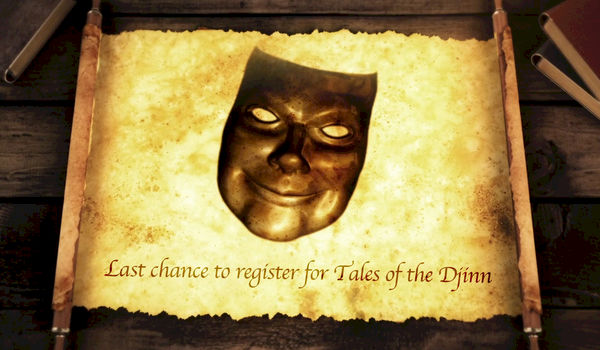 Laatste kans! Registreer nu voor belevingsspektakel 'Tales of the Djinn' Laatste kans! Registreer nu voor belevingsspektakel 'Tales of the Djinn'