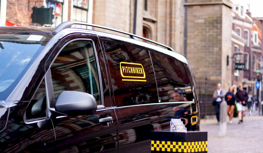 PitchHiker: 15 taxi ritten, 15 agencies, 15 pitches PitchHiker: 15 taxi ritten, 15 agencies, 15 pitches