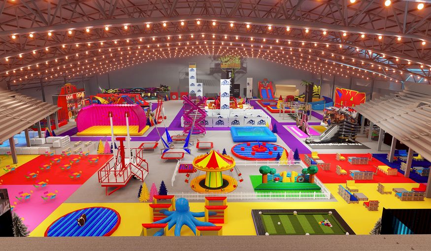 The Fungroup bouwt grootste pop-up indoor attractiepark The Fungroup bouwt grootste pop-up indoor attractiepark